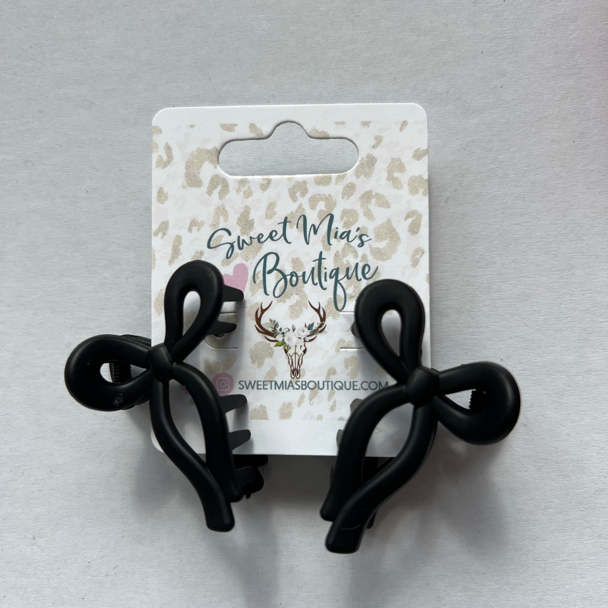 Bows Hair Clips Pair