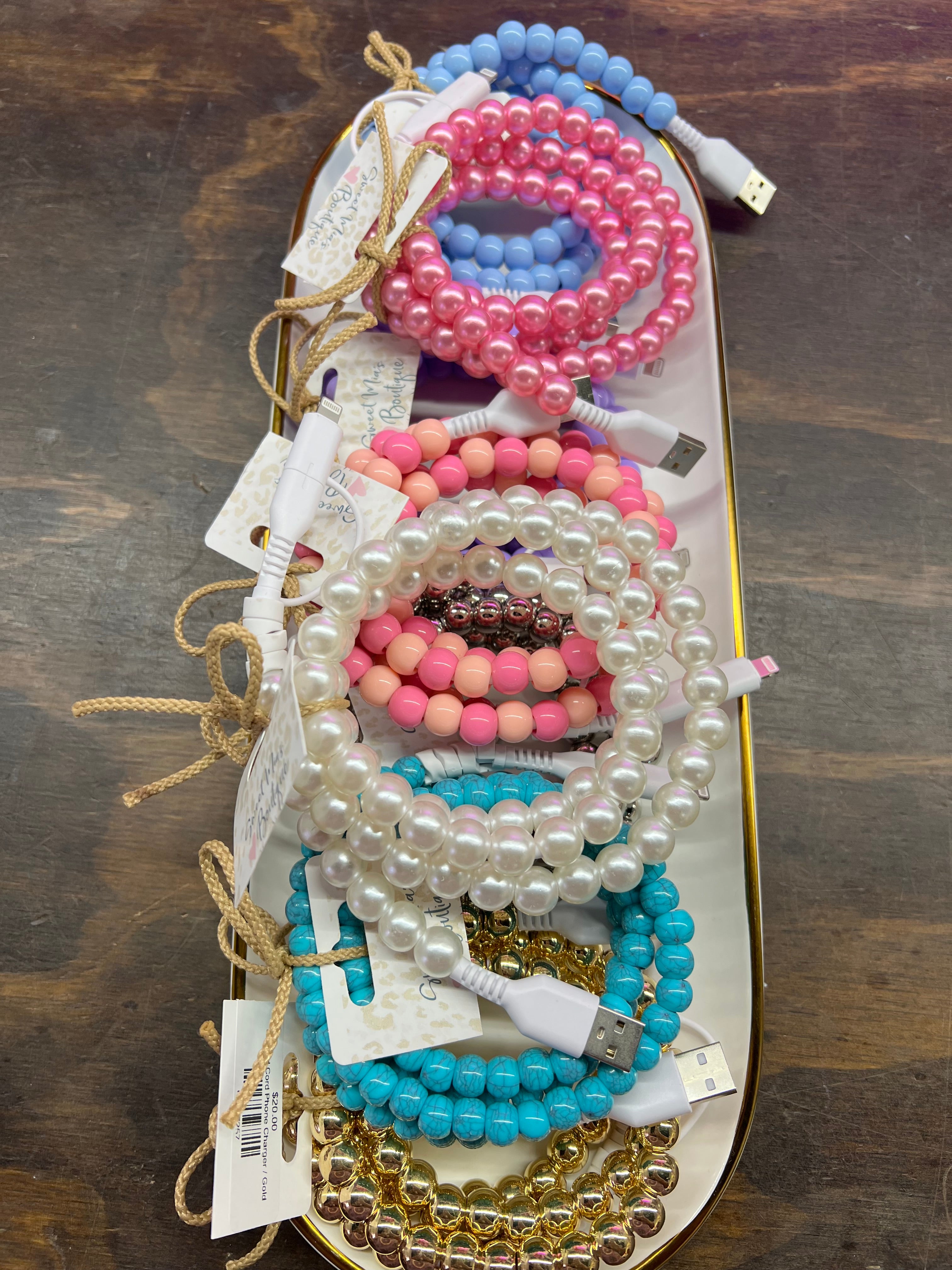 Beaded Cord Phone Charger