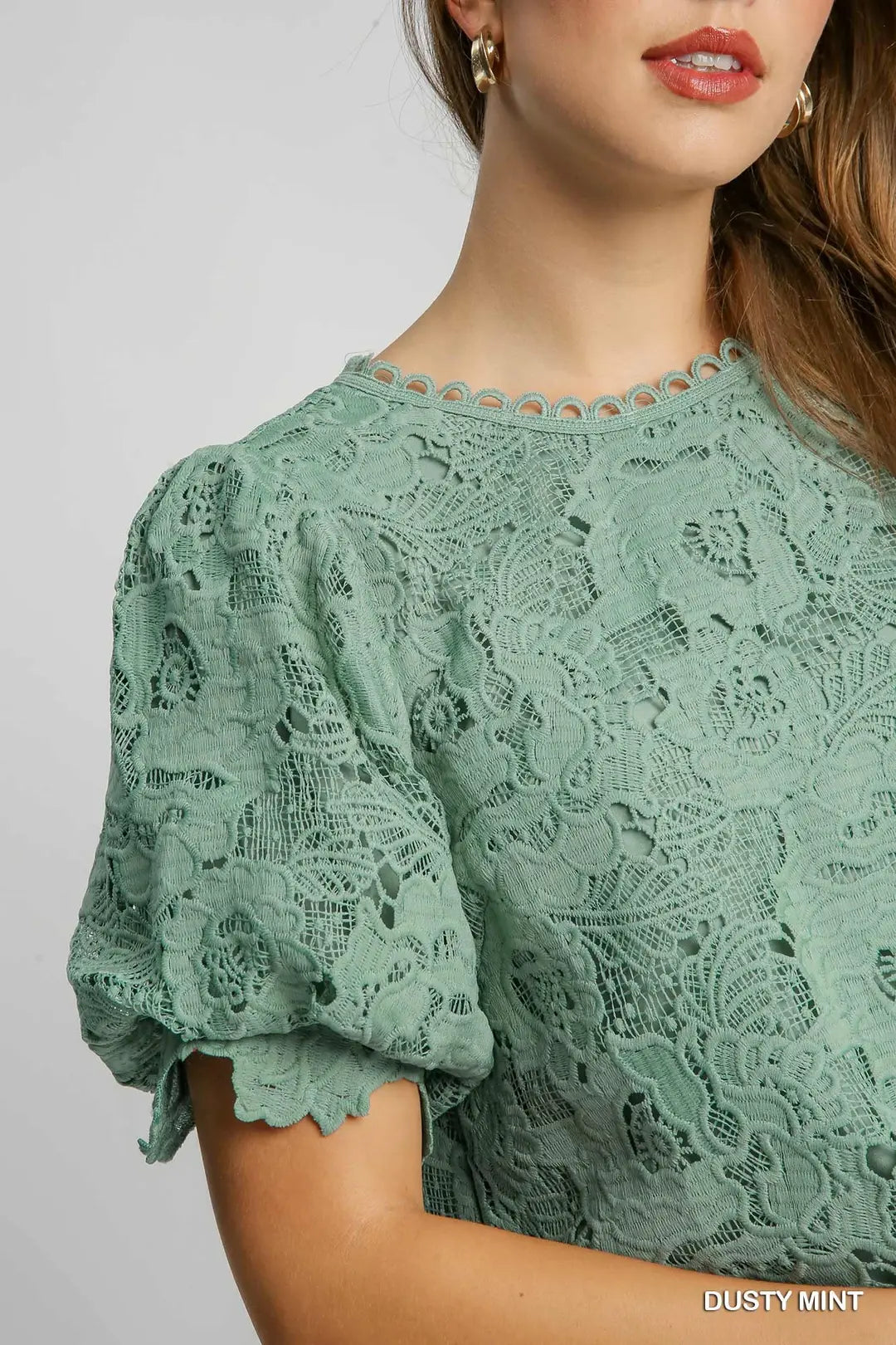 DG Meadow Muse Lace Set (Mint / Cream) By Umgee