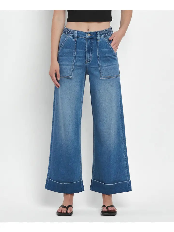 DG Cuffed & Confident Wide Legs By Vervet