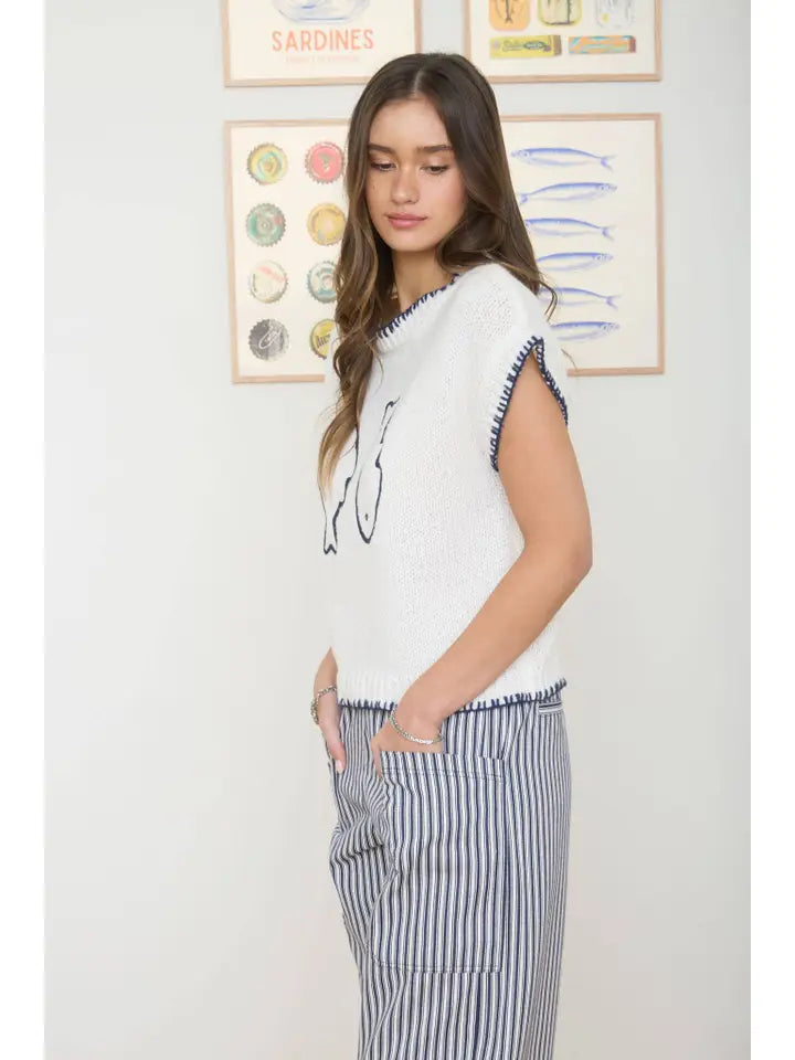 Coastal Cutie Fish Knit By J.O.A