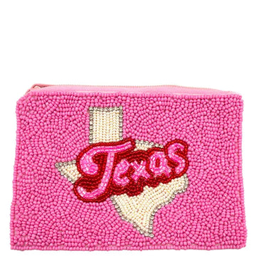 Hot pink punch with Texas beaded 