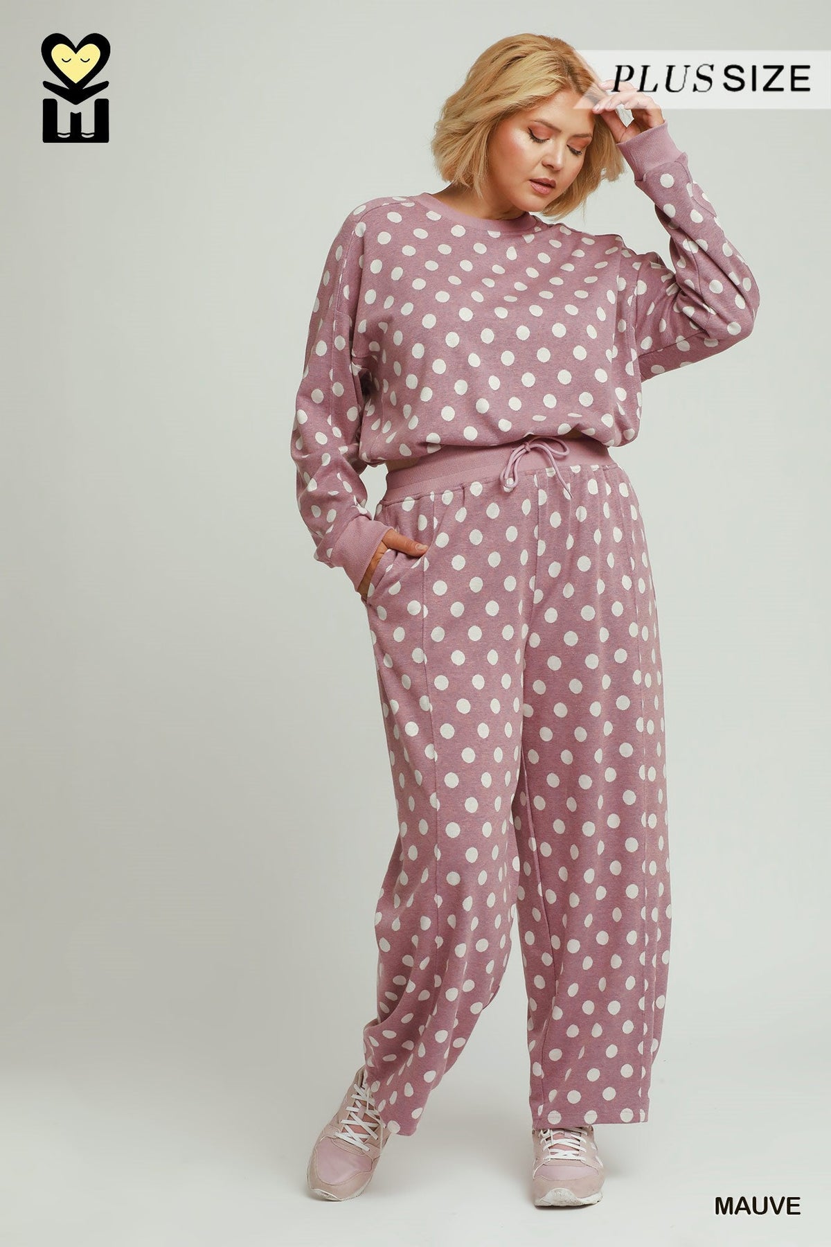 Dottie Darling Polka Dot Barrel Pants – Plus Size