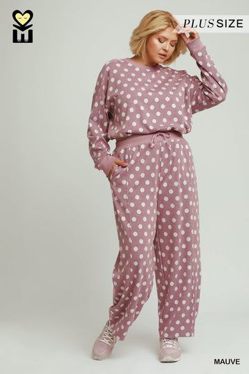 Dottie Darling Polka Dot Barrel Pants – Plus Size