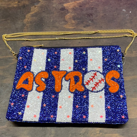 Astros Beaded Handbag