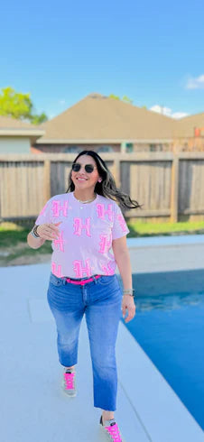 Pink H Shirt