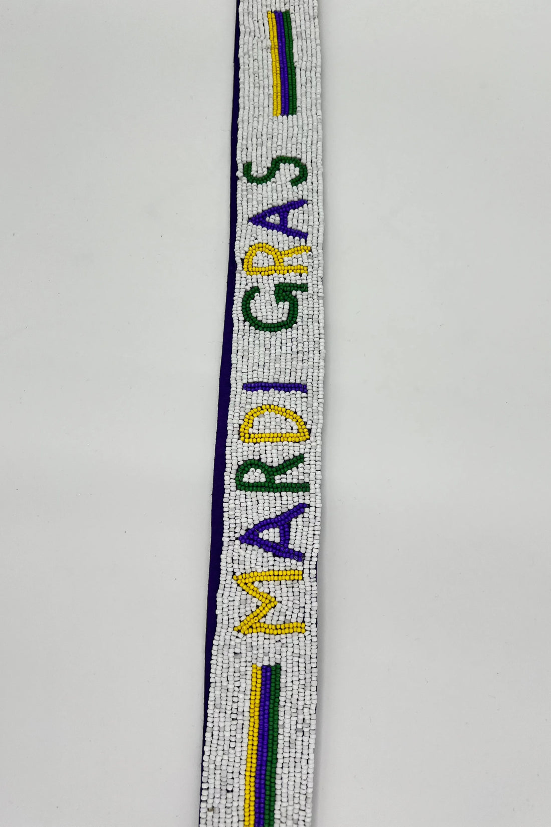 Mardi Gras Beaded Purse Strap