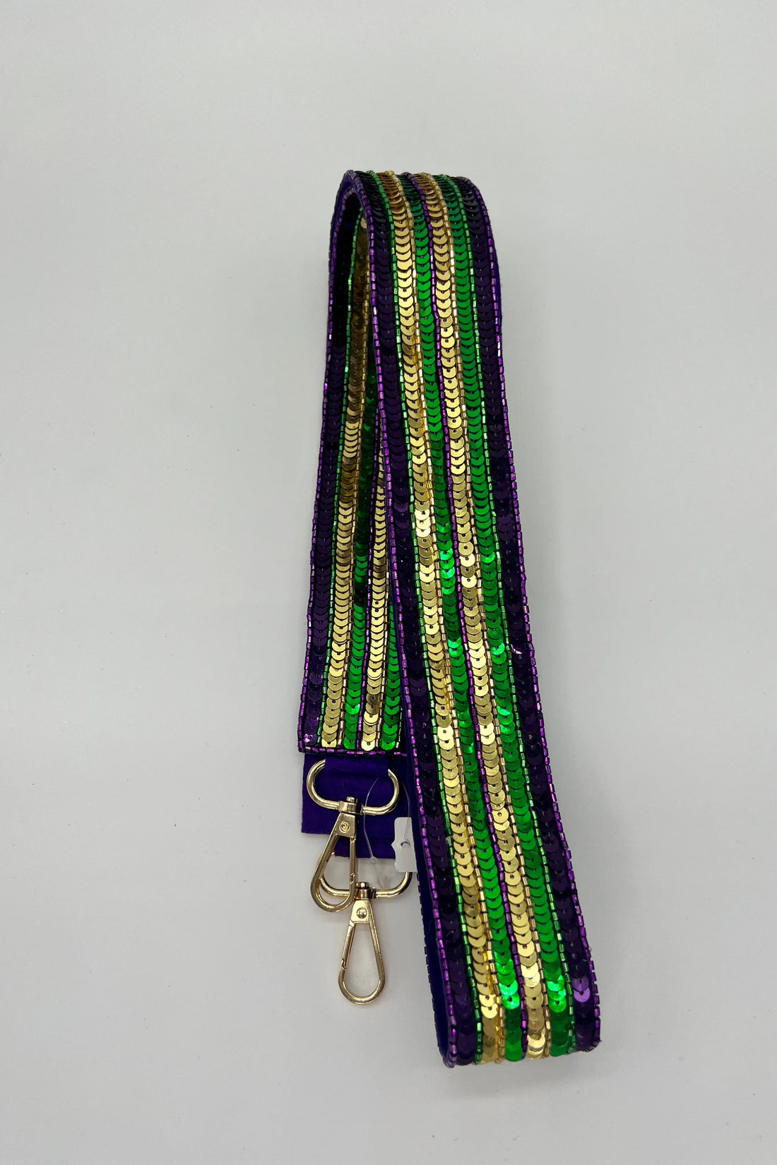 Mardi Gras Sequins Purse Strap