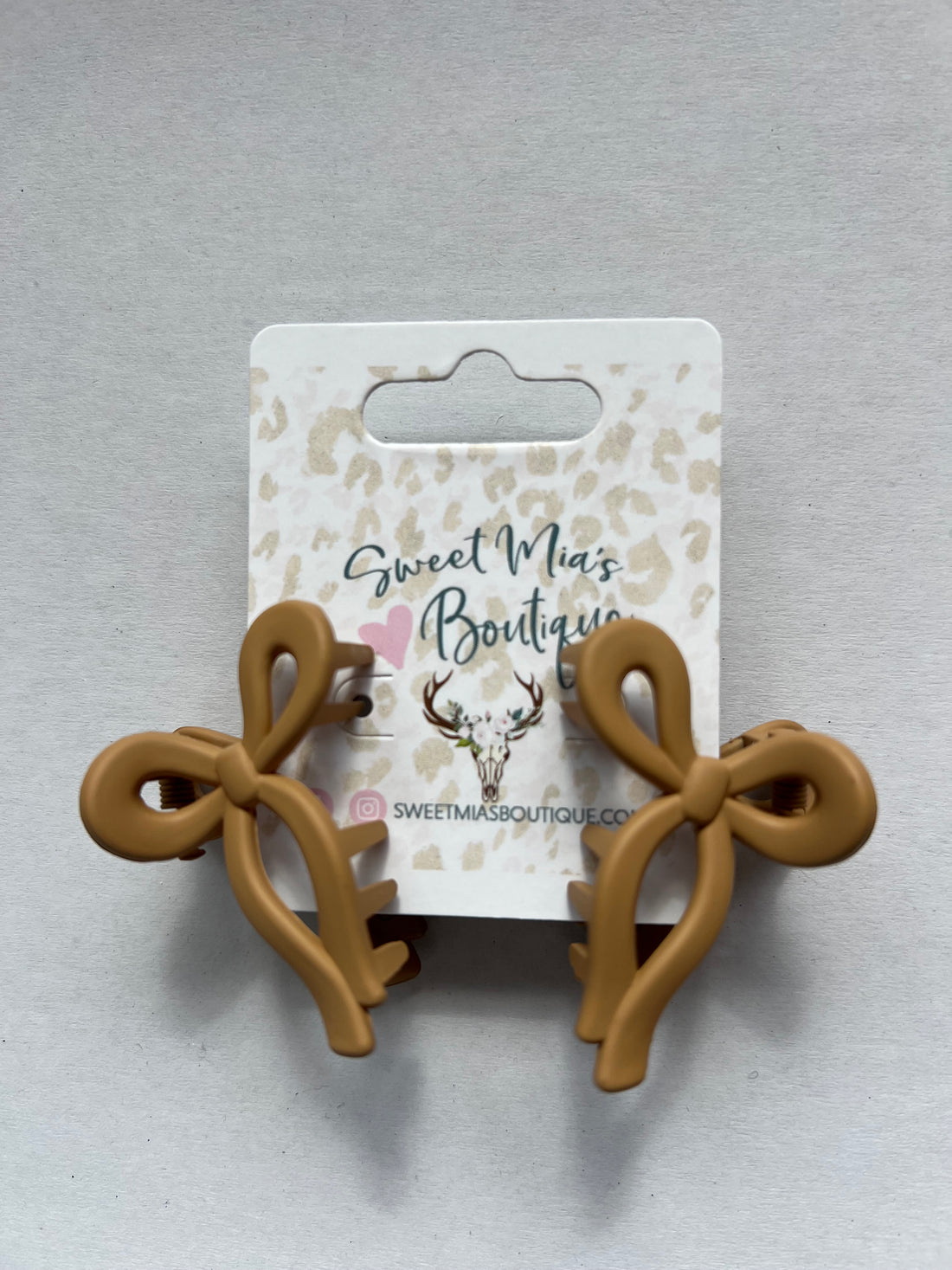 Bows Hair Clips Pair