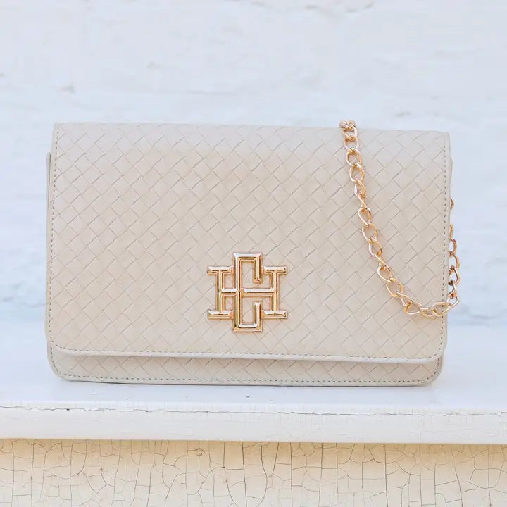 Brayn Clutch/Crossbody Almond By Caroline Hill