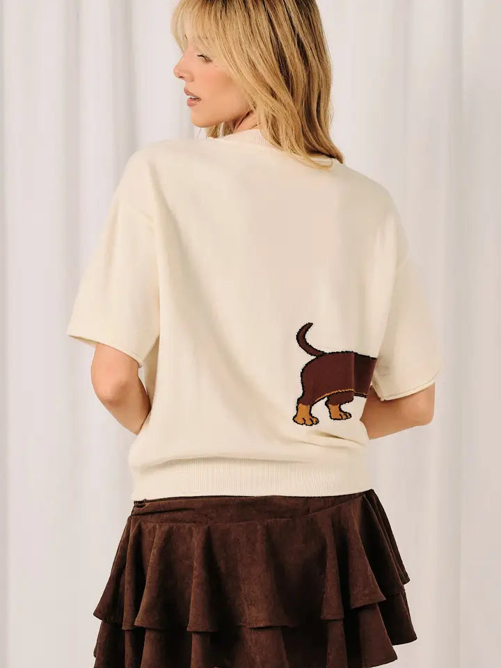 Little Miss Dachshund Top By Sunday Edition