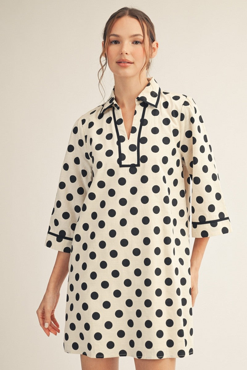 The Pretty in Polka Dress By Jodifil