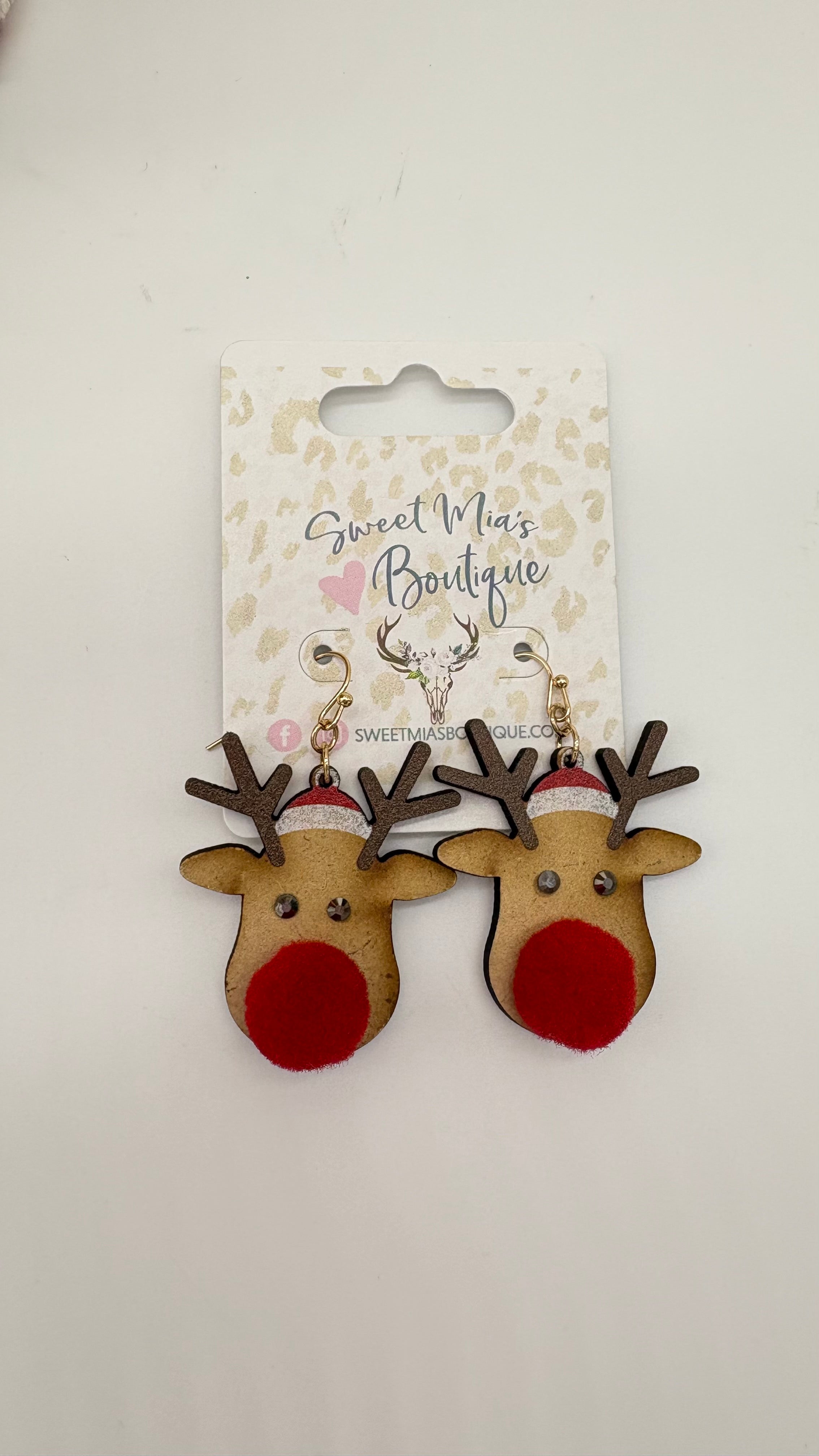 Christmas Reindeer Earrings