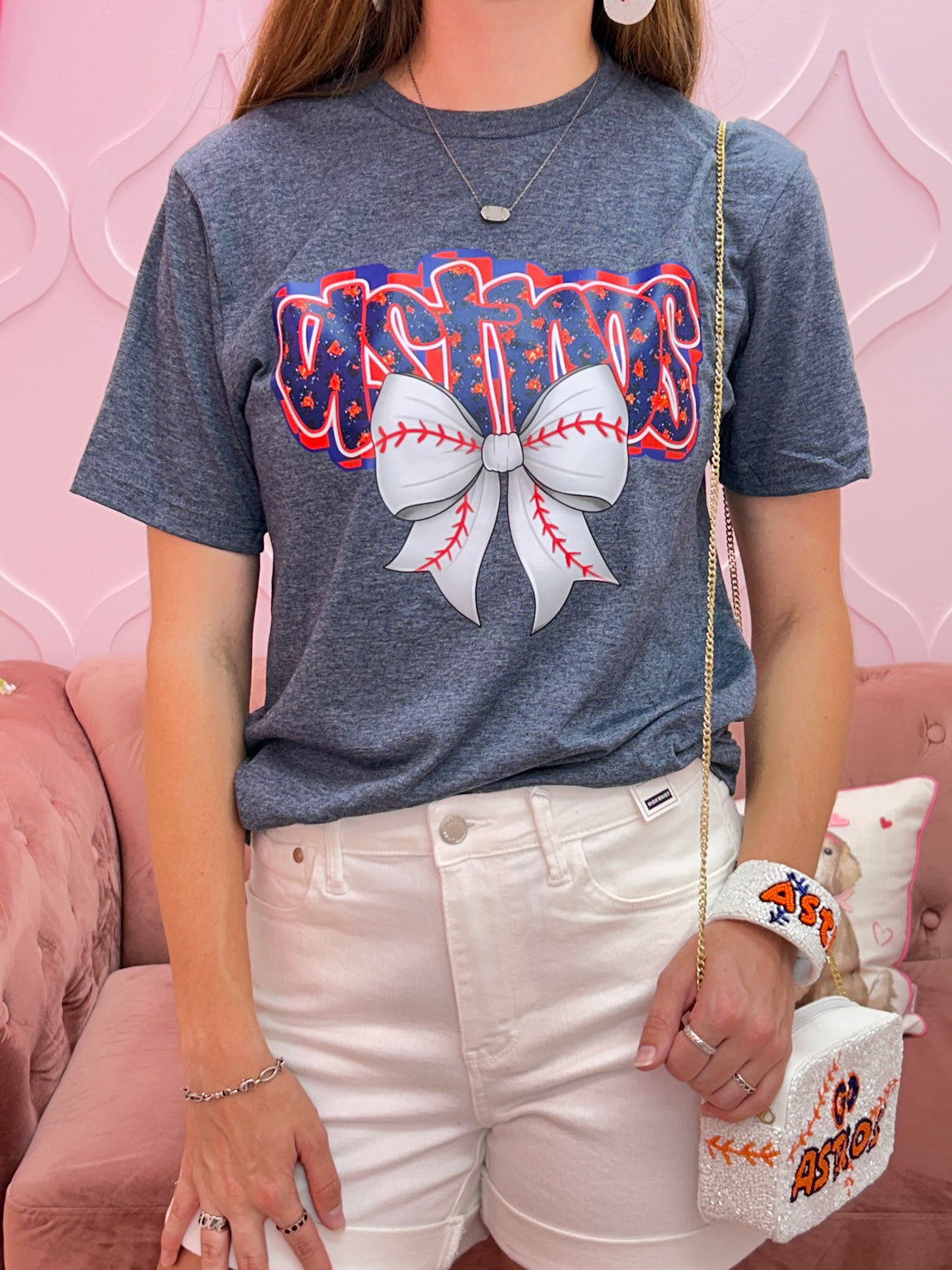 H-Town Checkered Stros Graphic Tee