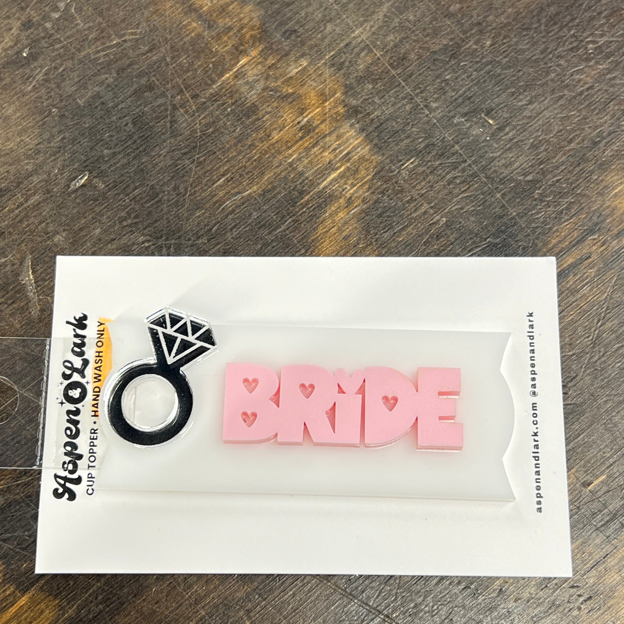 Bride Tumbler Topper