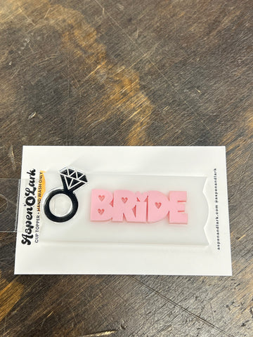 Bride Tumbler Topper