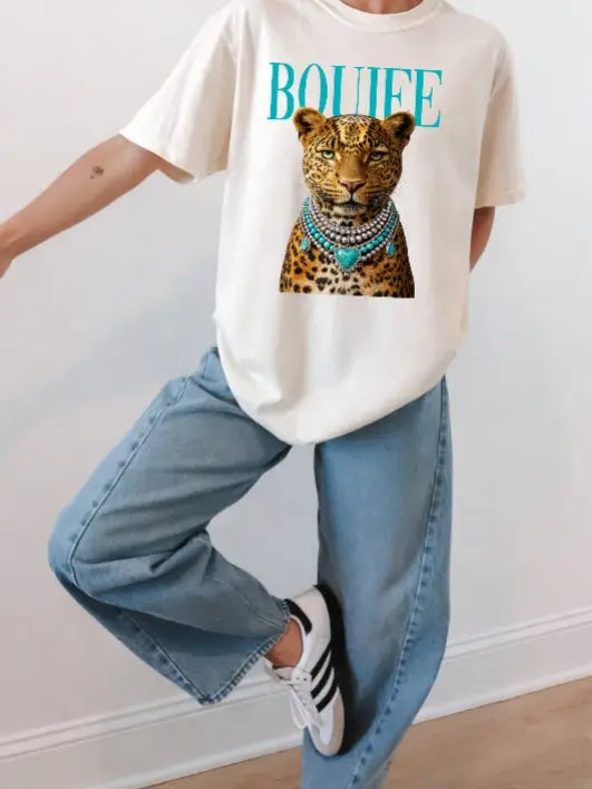 Boujee Leopard Graphic Tee By Keep it Gypsy