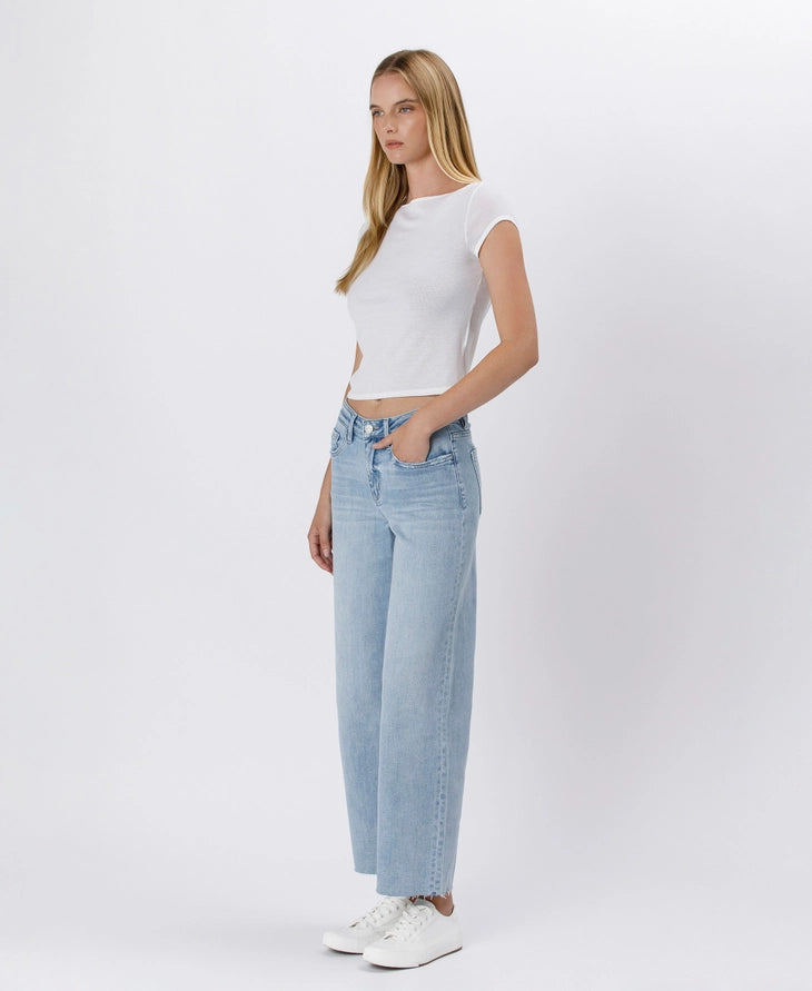 DG Light & Loose Wide Leg Jeans By Vervet