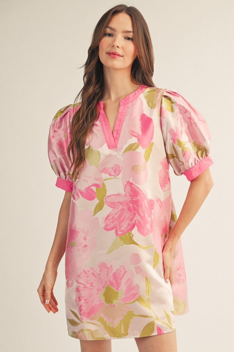 Pink Petals & Pearls Dress
