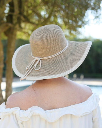 Georgetown Two Tone Hat Natural By Carolina Hill