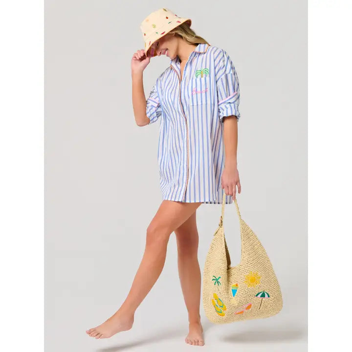 Cabana Slouchy Tote By Shiraleah