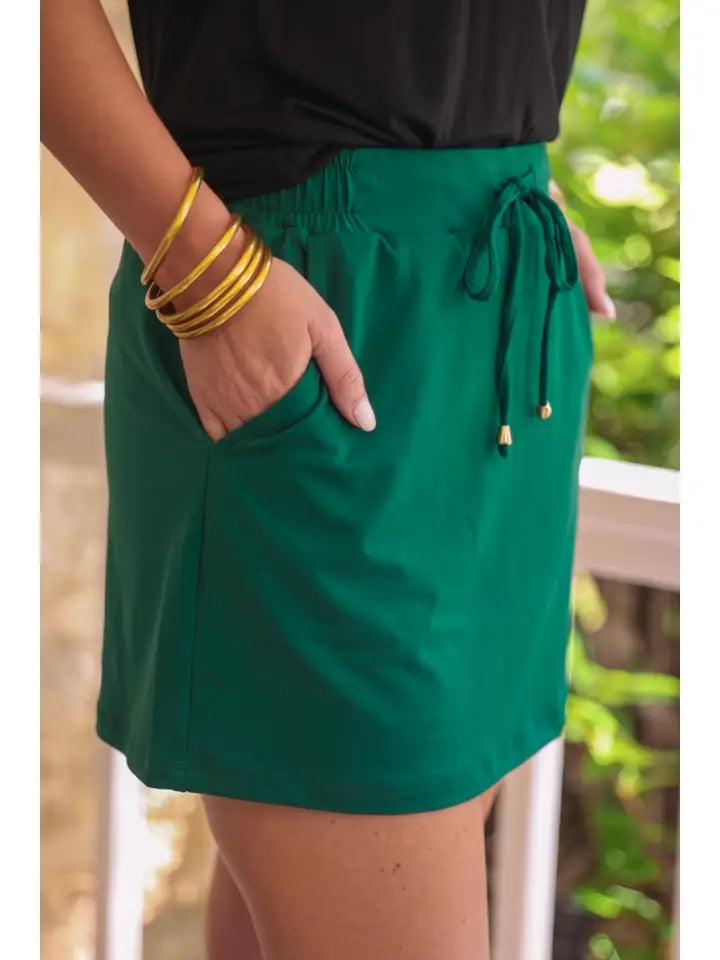 On the Go Emerald Active Skort