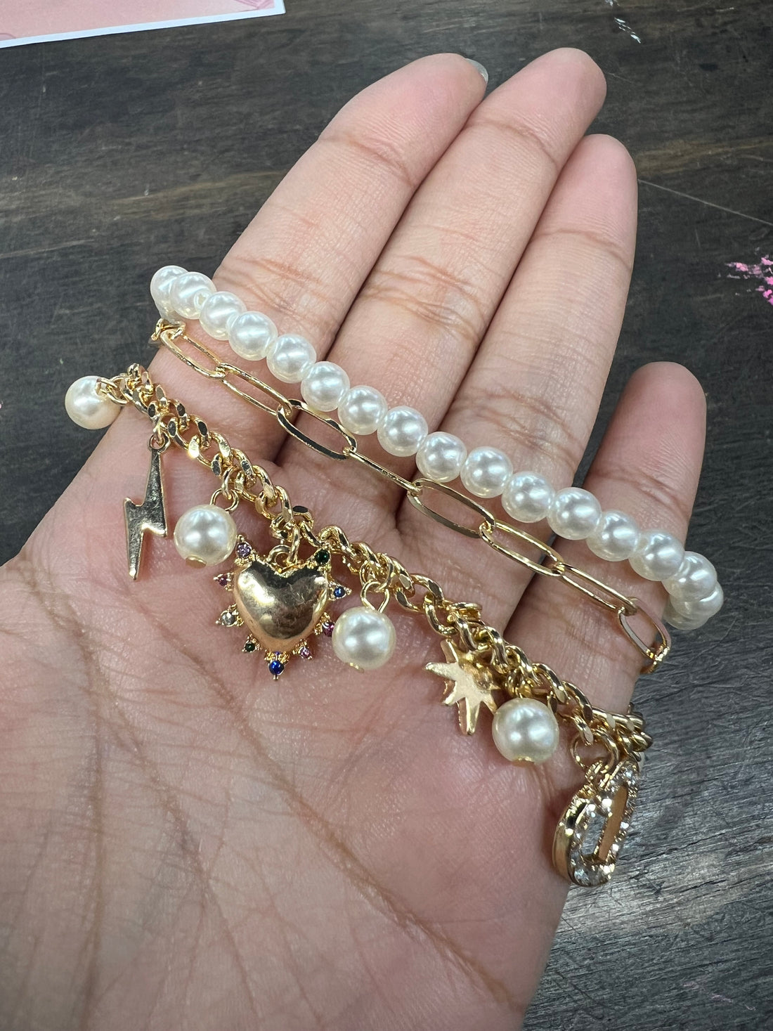 Stack Bracelet with Charms