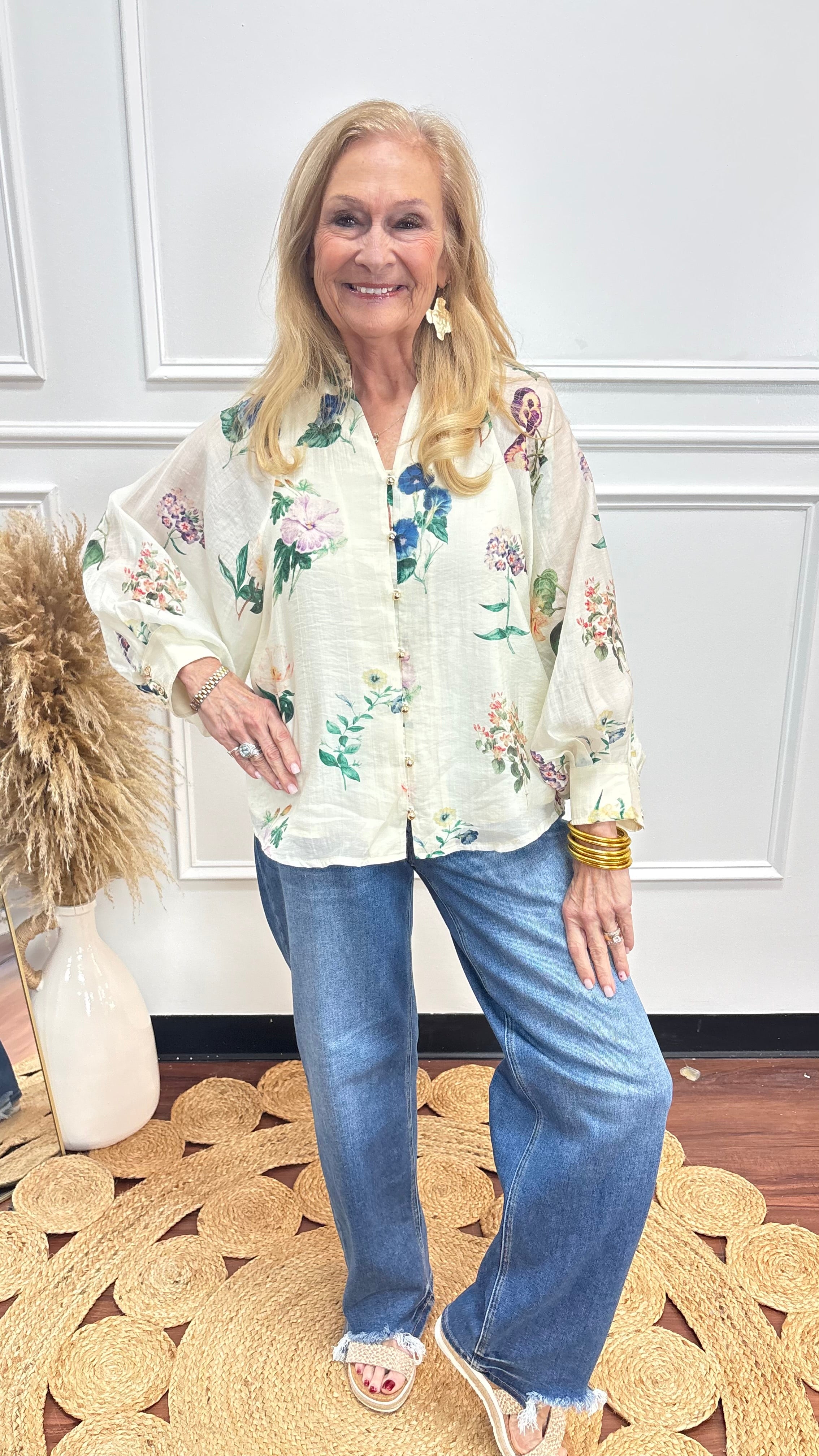 Secret Garden Soft Bloom Top By Entro
