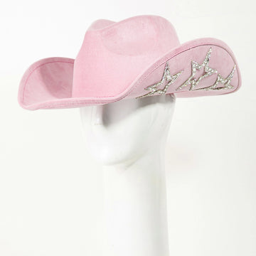 Studded Rhinestone Star Cowboy Hat