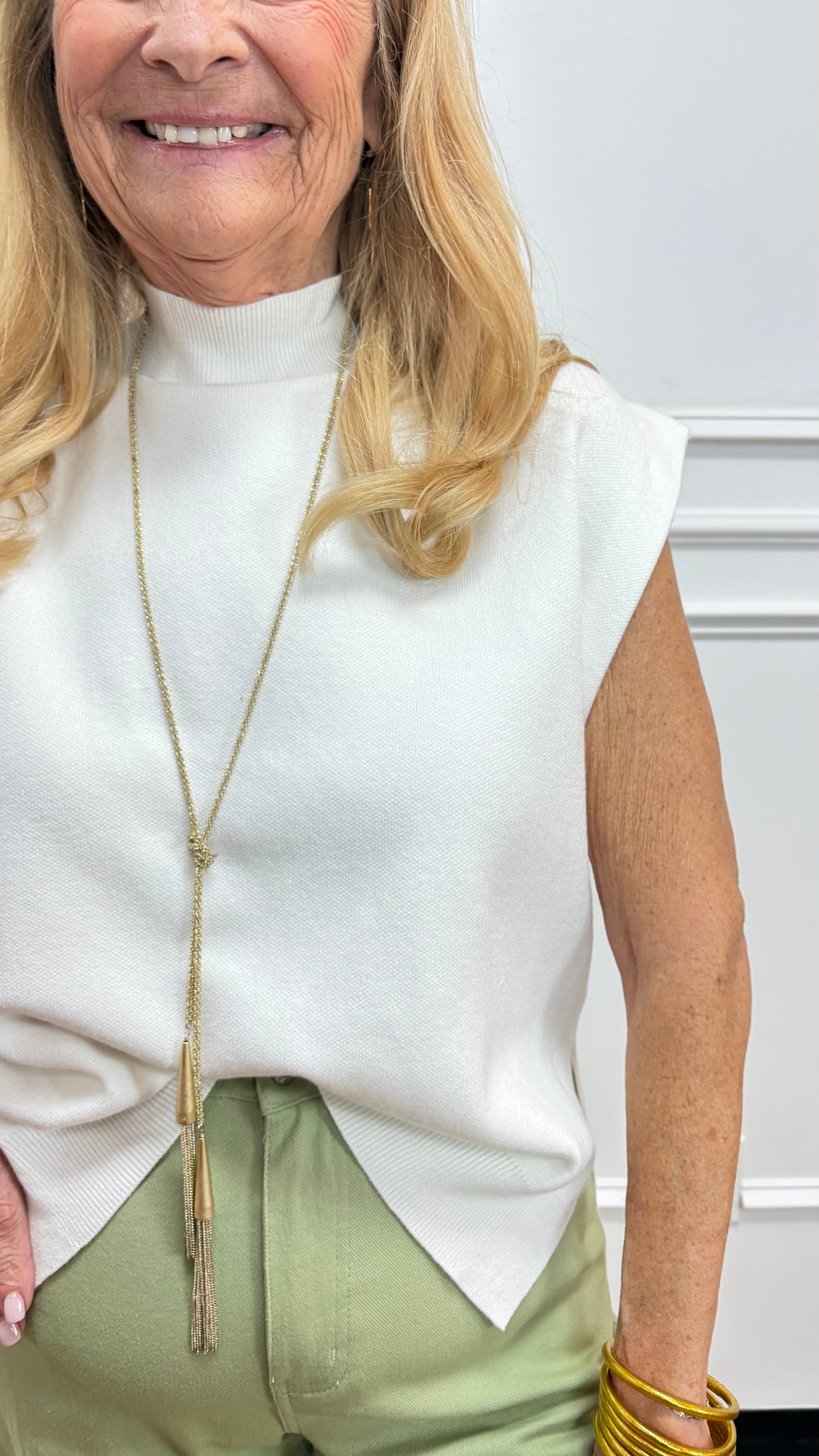 Pure Meadow Knit Sleeveless Top By Entro