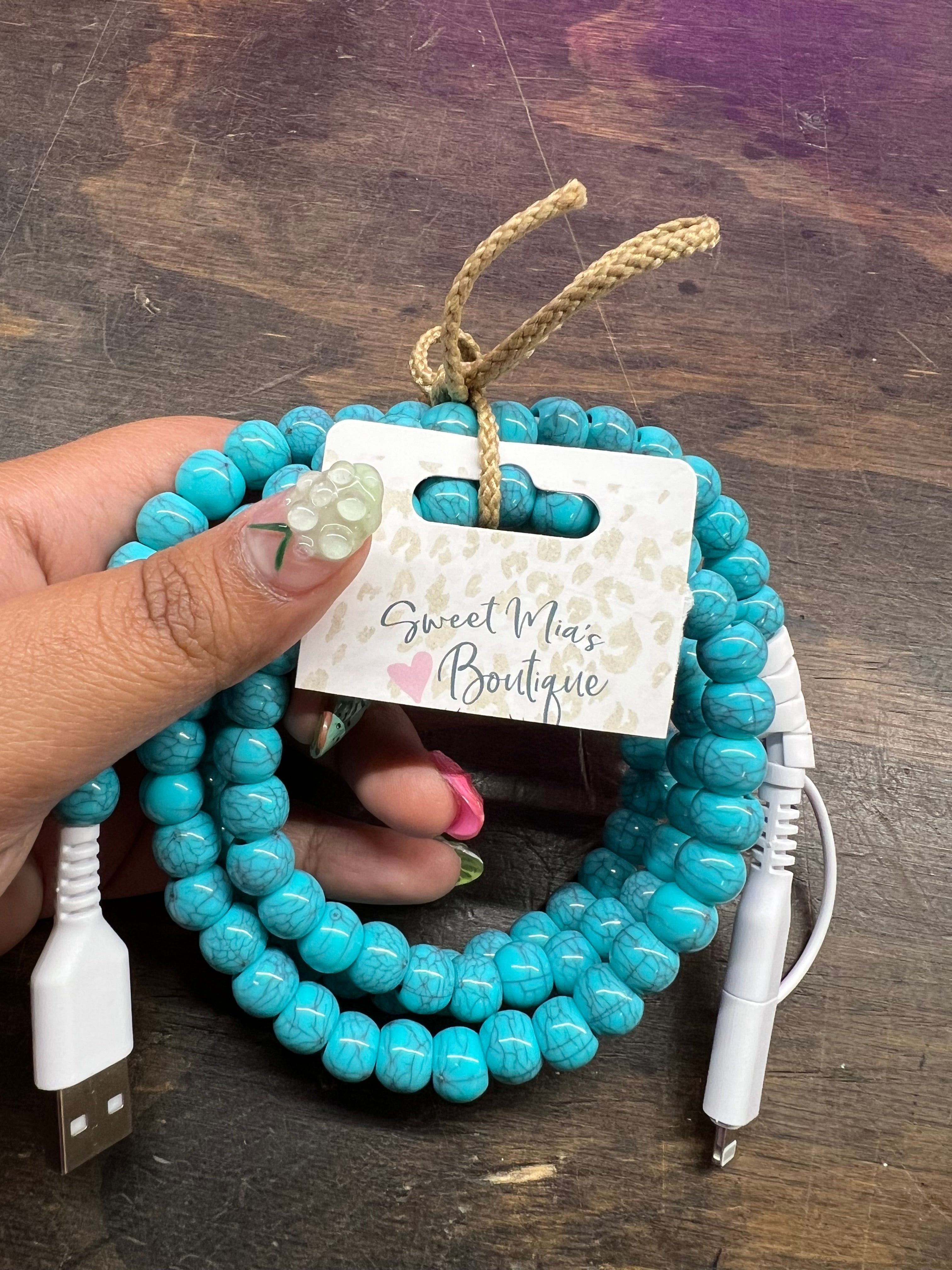 Beaded Cord Phone Charger