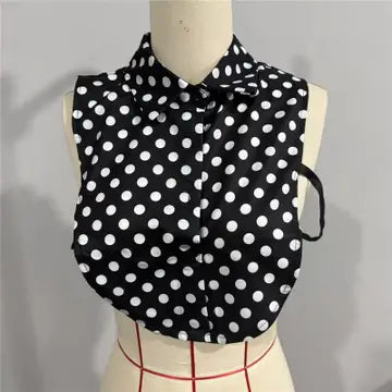 Diamond Studded Detachable Shirt Collar By Sheer Trend