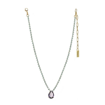 Tova crystal with crystal chain 