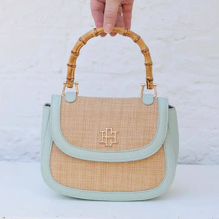 Jessica Handbag Natural Mint By Caroline Hill