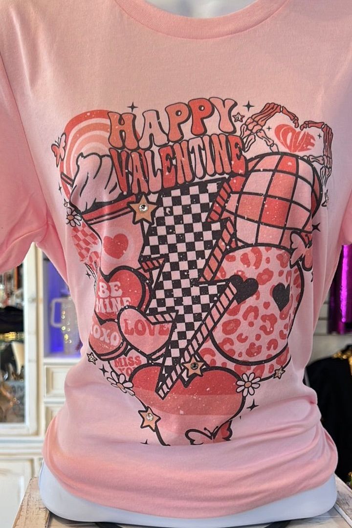 Retro Valentine Graphic Tee