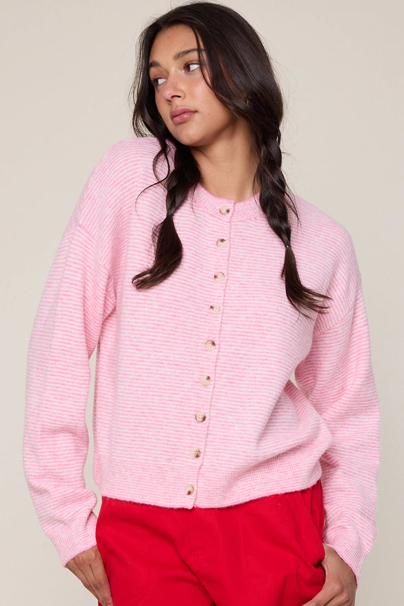 Cotton Candy Coast Cardigan By Wishlist