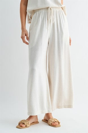 Coastal Ease Linen Blend Pants