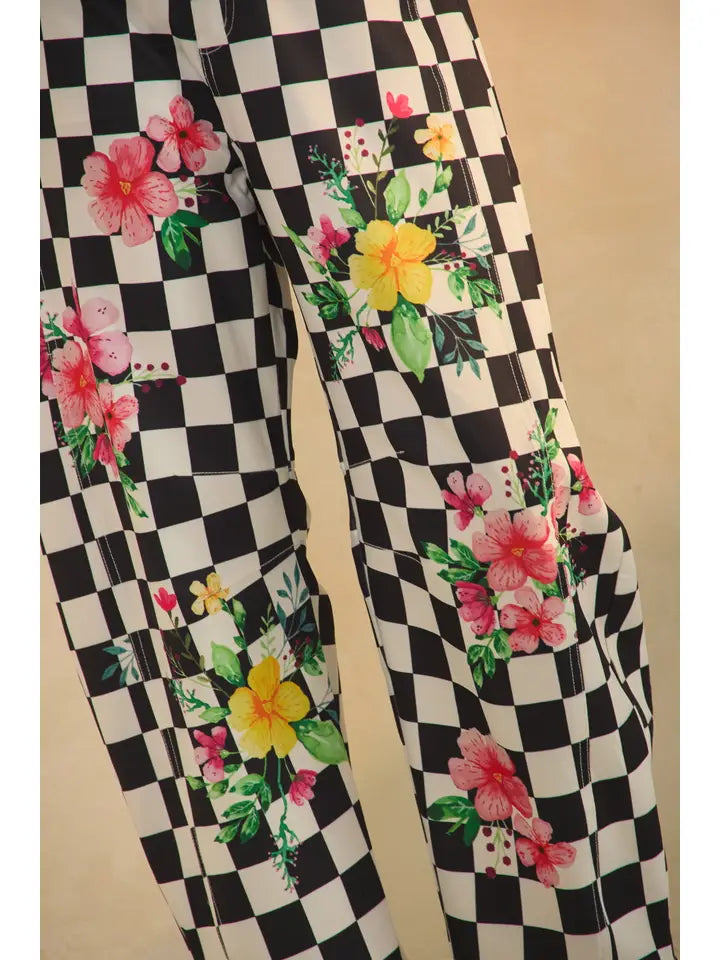 Checkmate Bloom Pants By Oddi