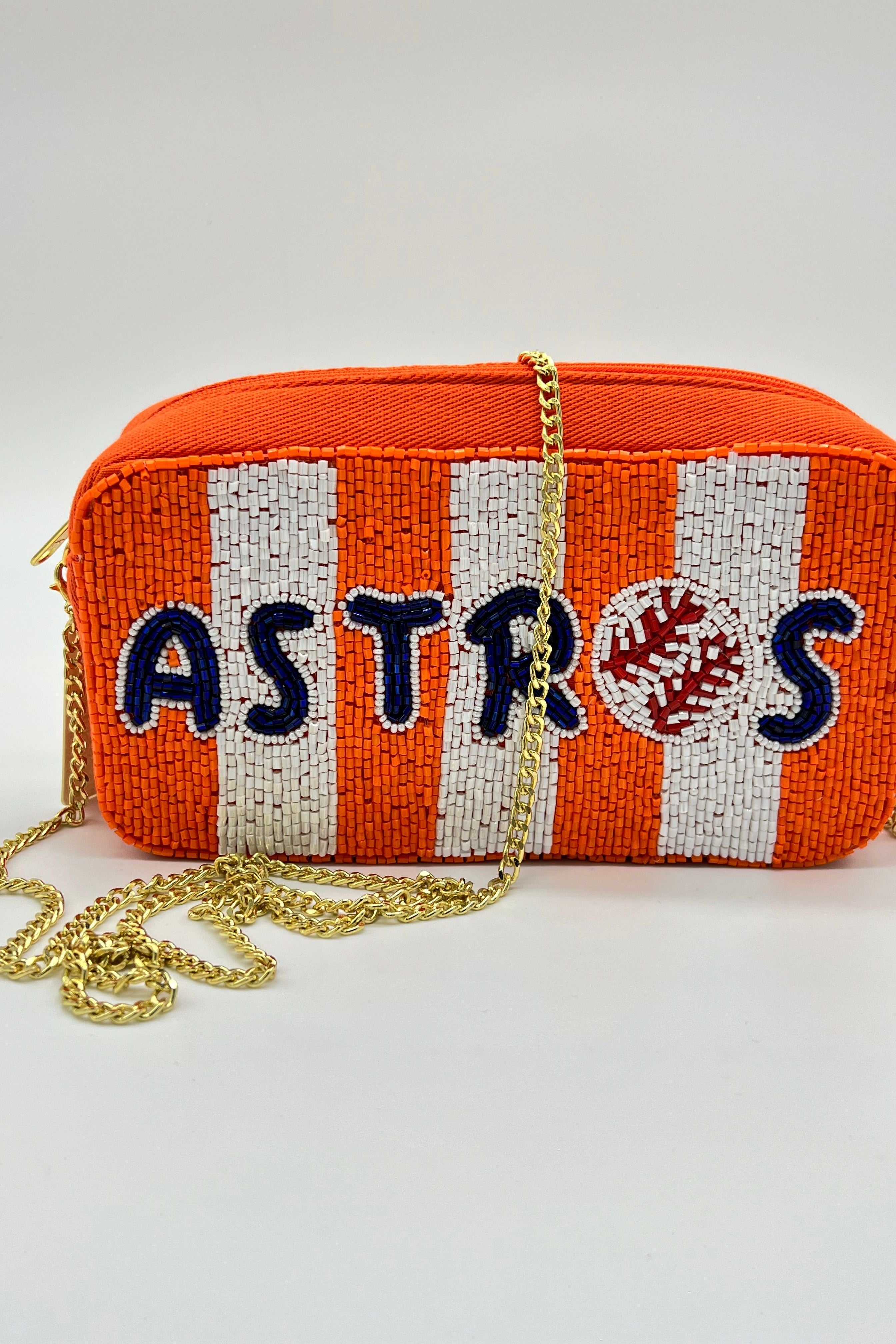 Small H-town Baseball Team beaded Crossbody Bags (multiple styles)