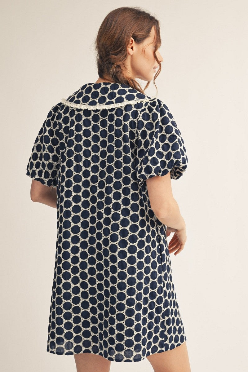 Midnight Polka Charm Dress By Jodifl