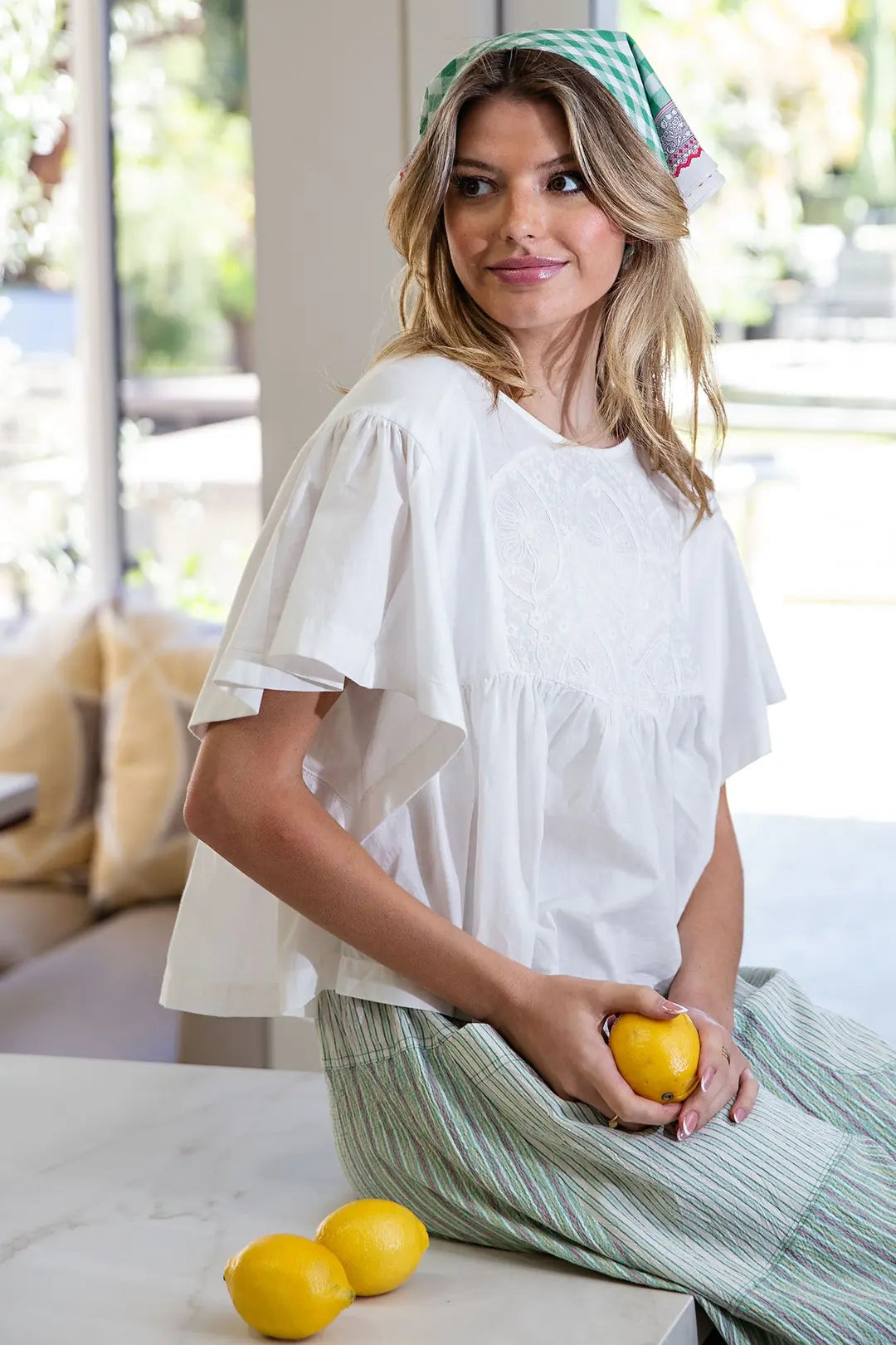 Sweet Serenity Embroidered Babydoll By Eesome