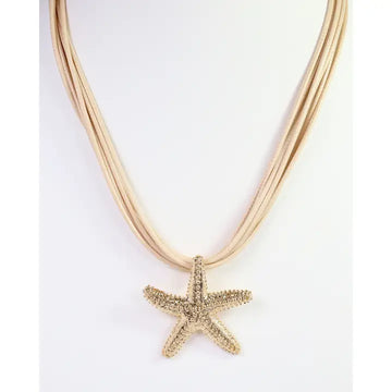 Lorain Cord Necklace By Caroline Hill
