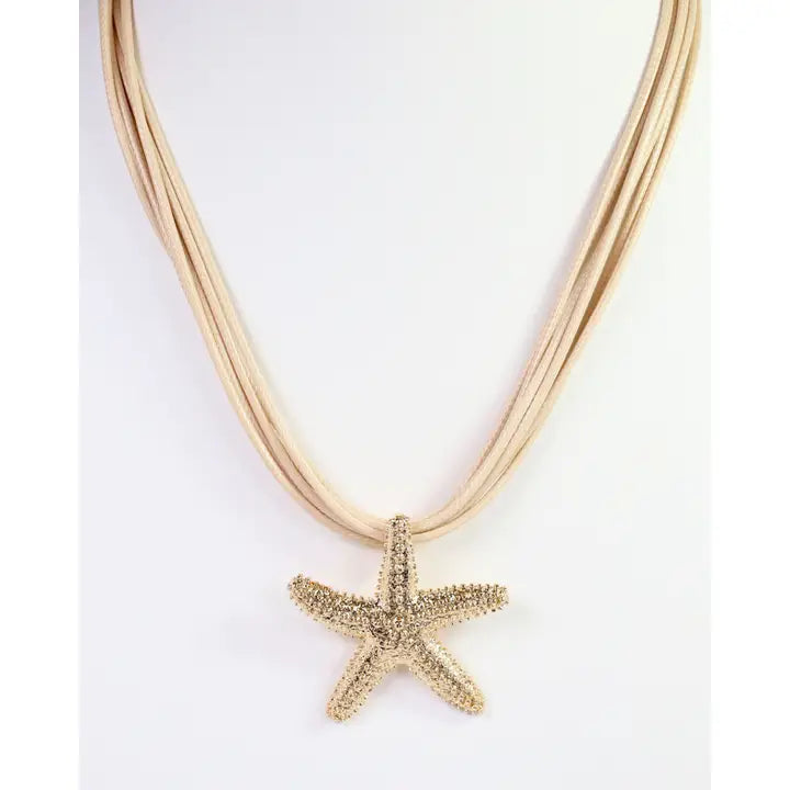 Lorain Cord Necklace By Caroline Hill