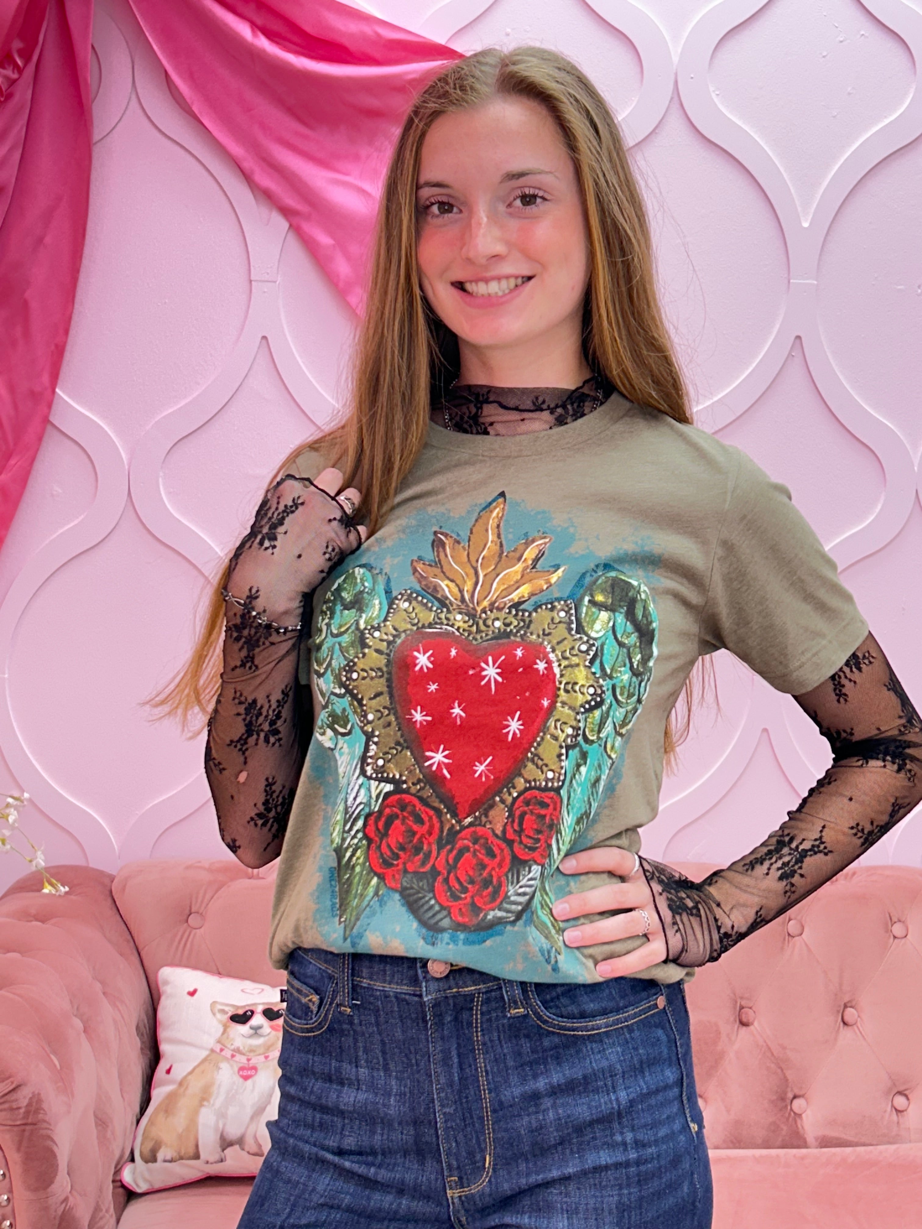 Sacred Heart Graphic Tee