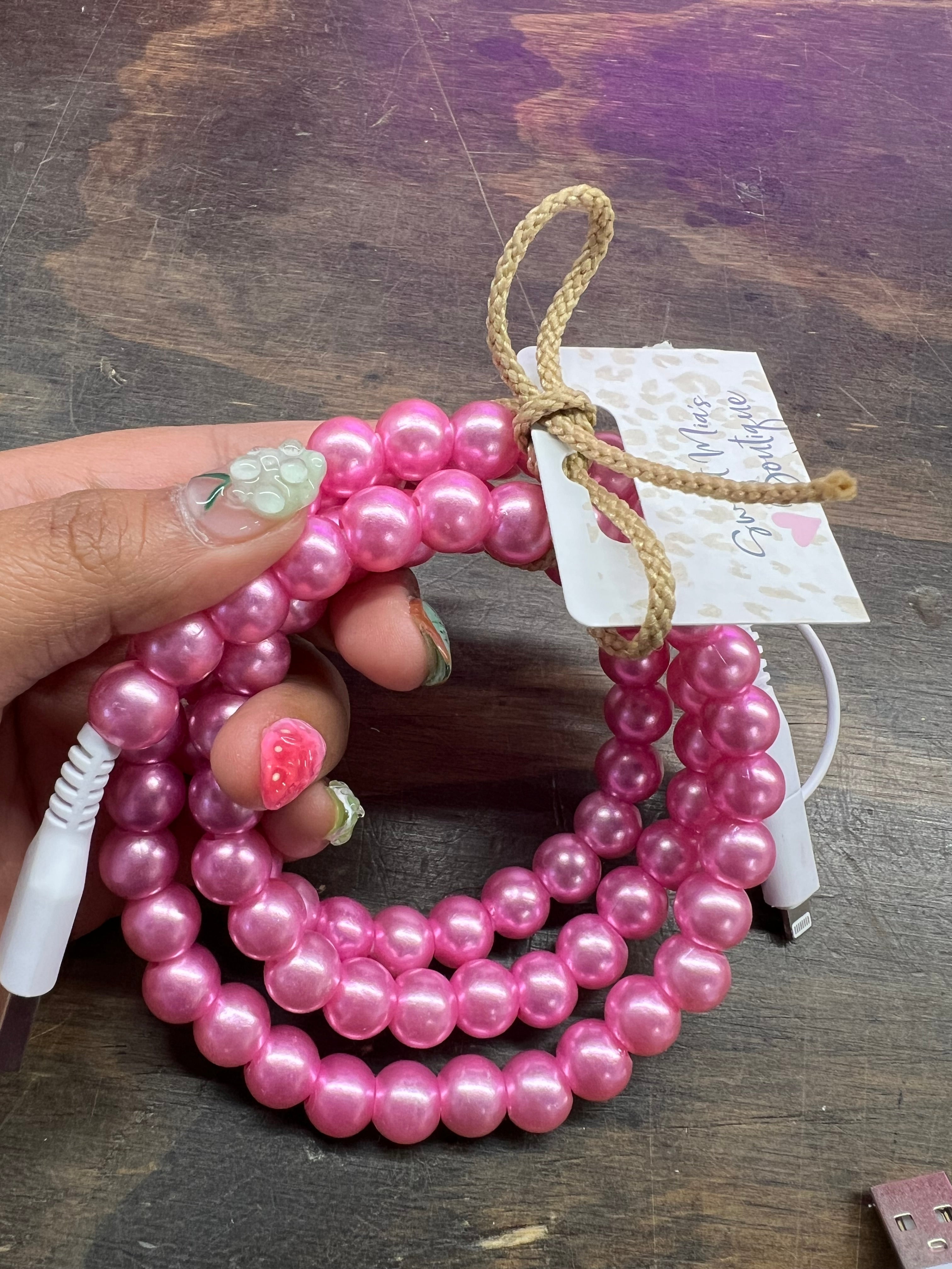 Beaded Cord Phone Charger