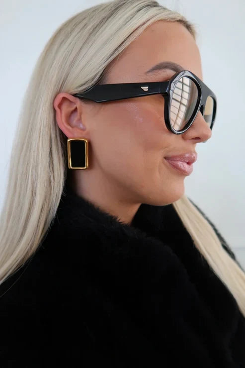 Midnight Chic Brooke Earrings Black