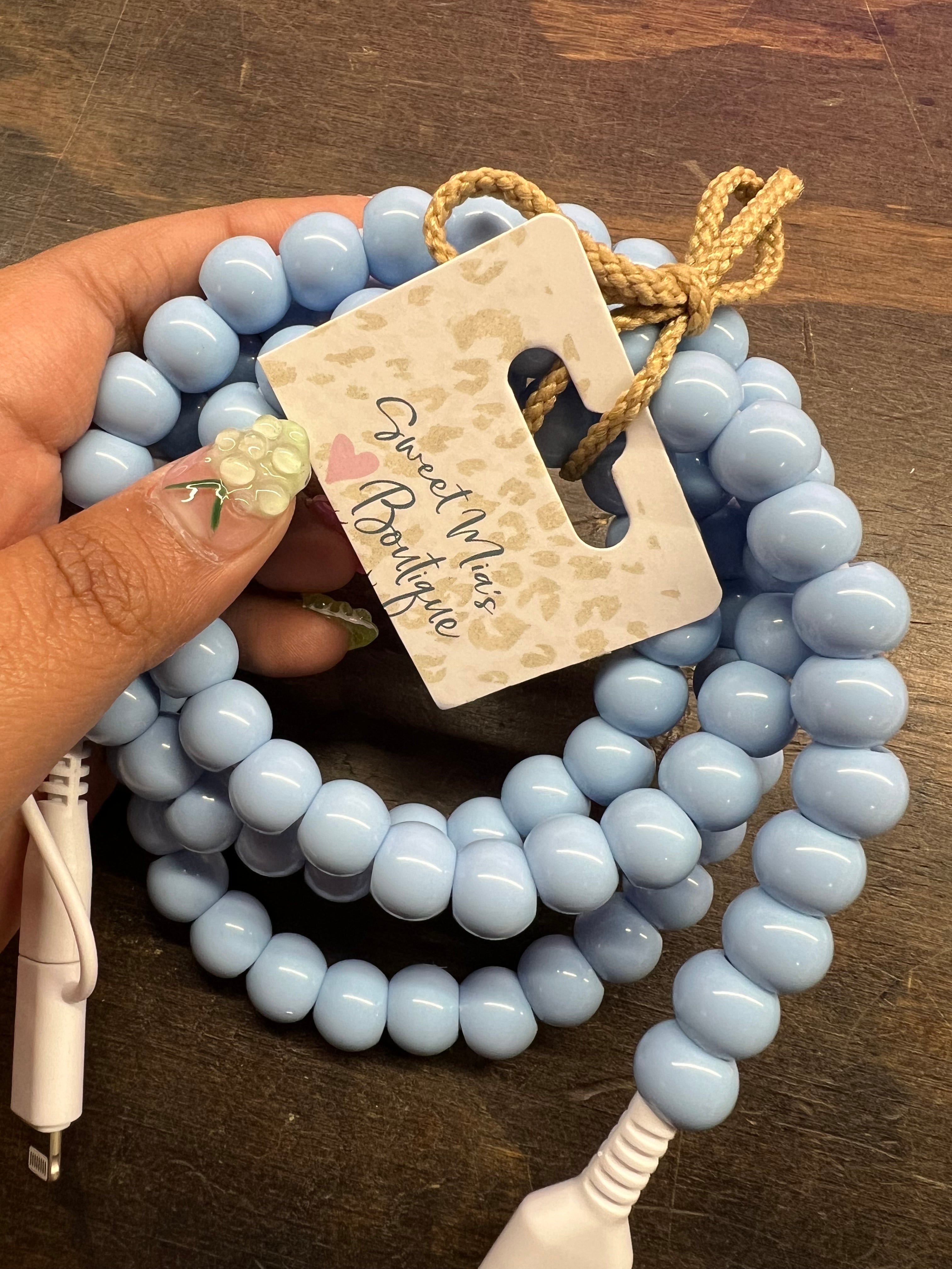 Beaded Cord Phone Charger