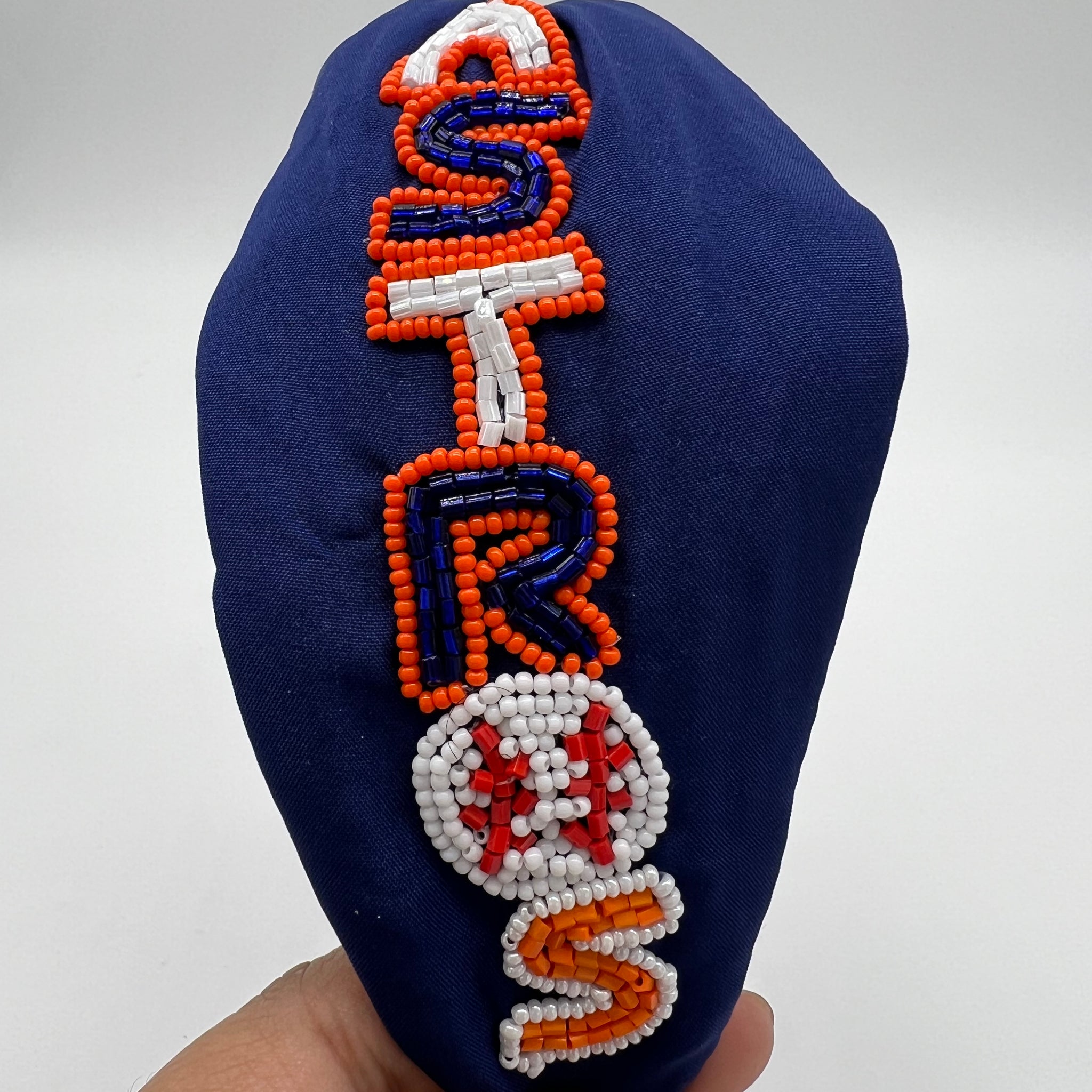 H-town Stros Baseball Beaded Headband