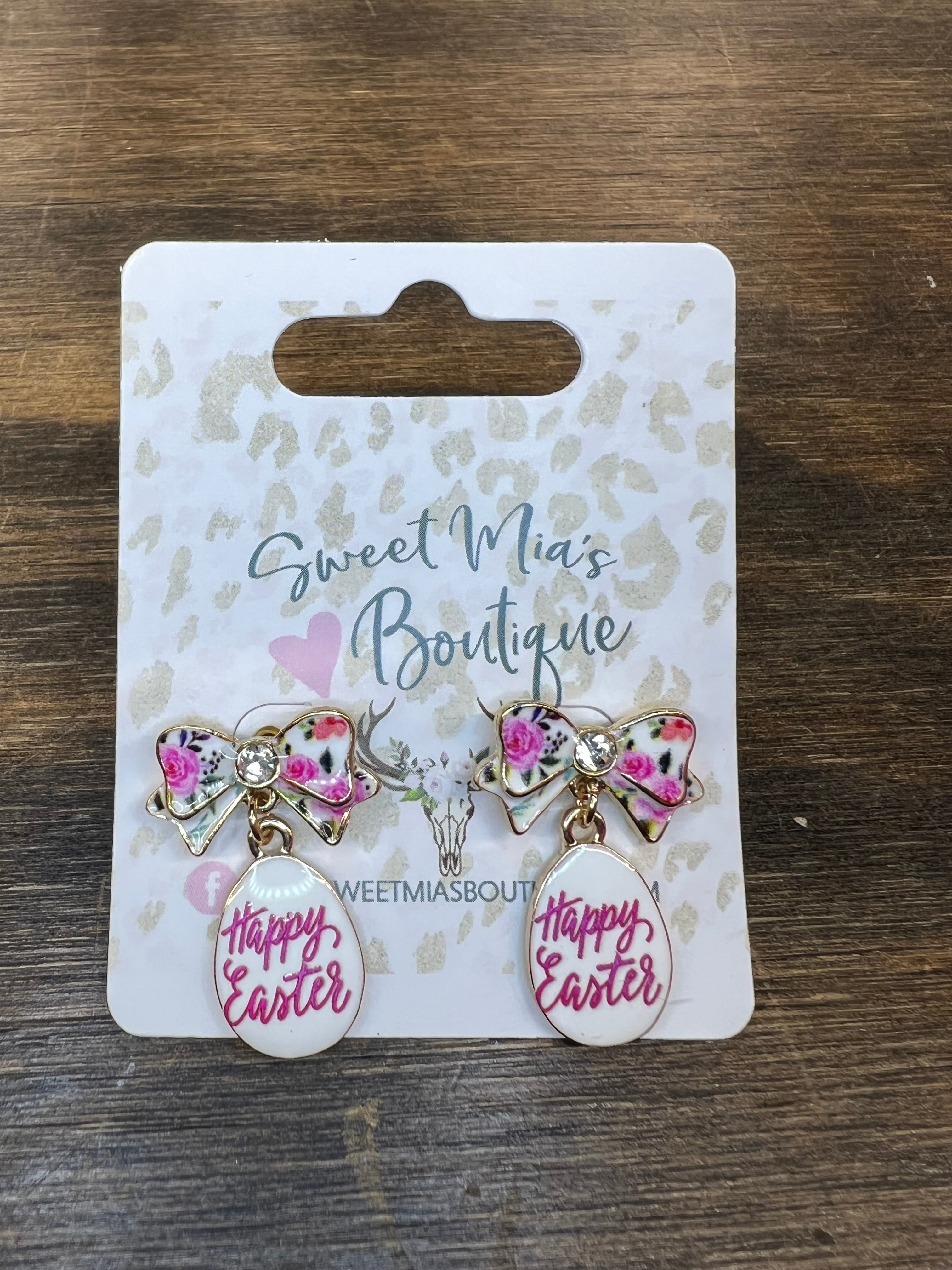 Coquette Floral BB Easter Earrings