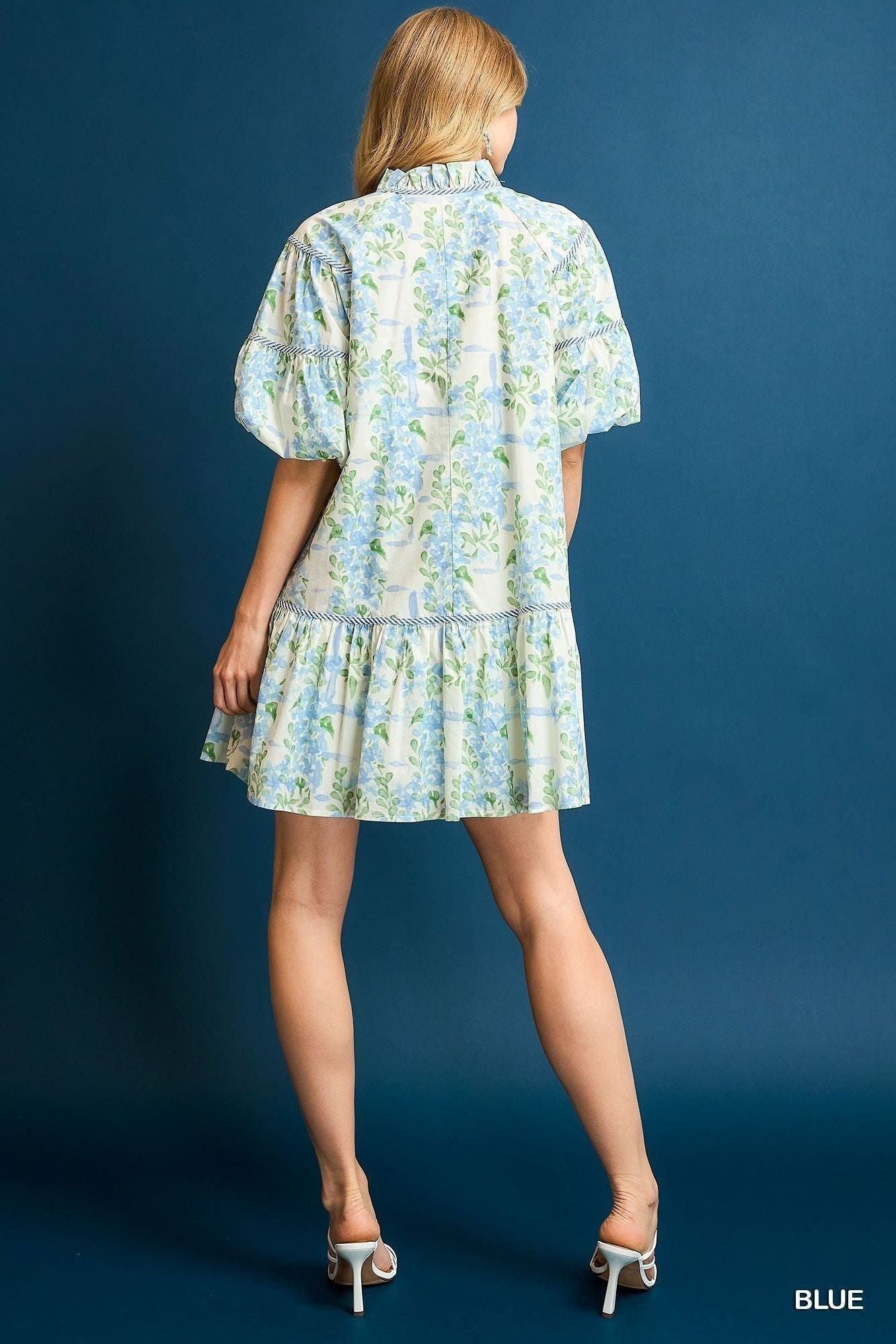 Plus Size Floral Breeze Babydoll Dress By Umgee